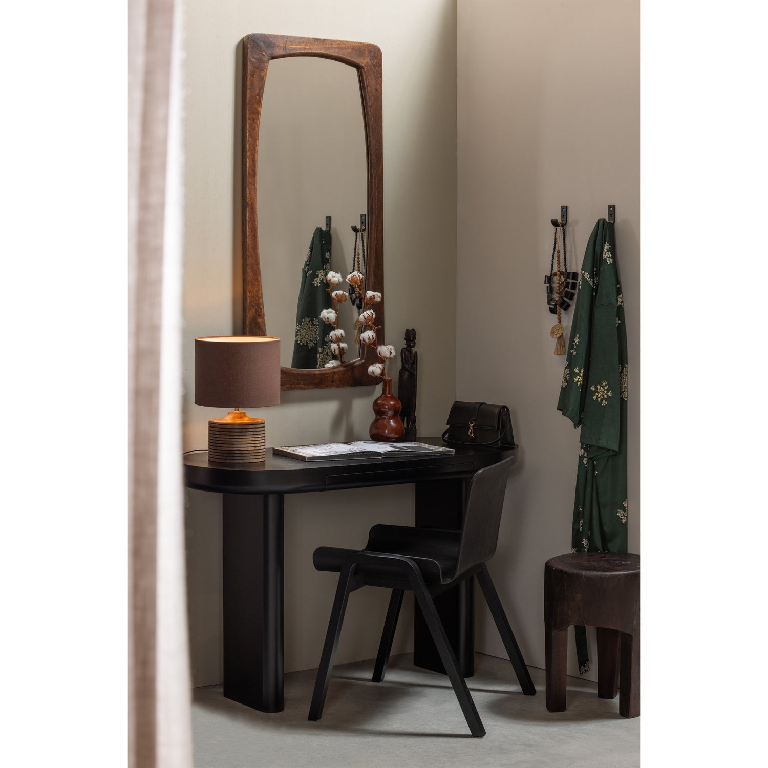Woood | Sidetable & Bureau Mael zwart