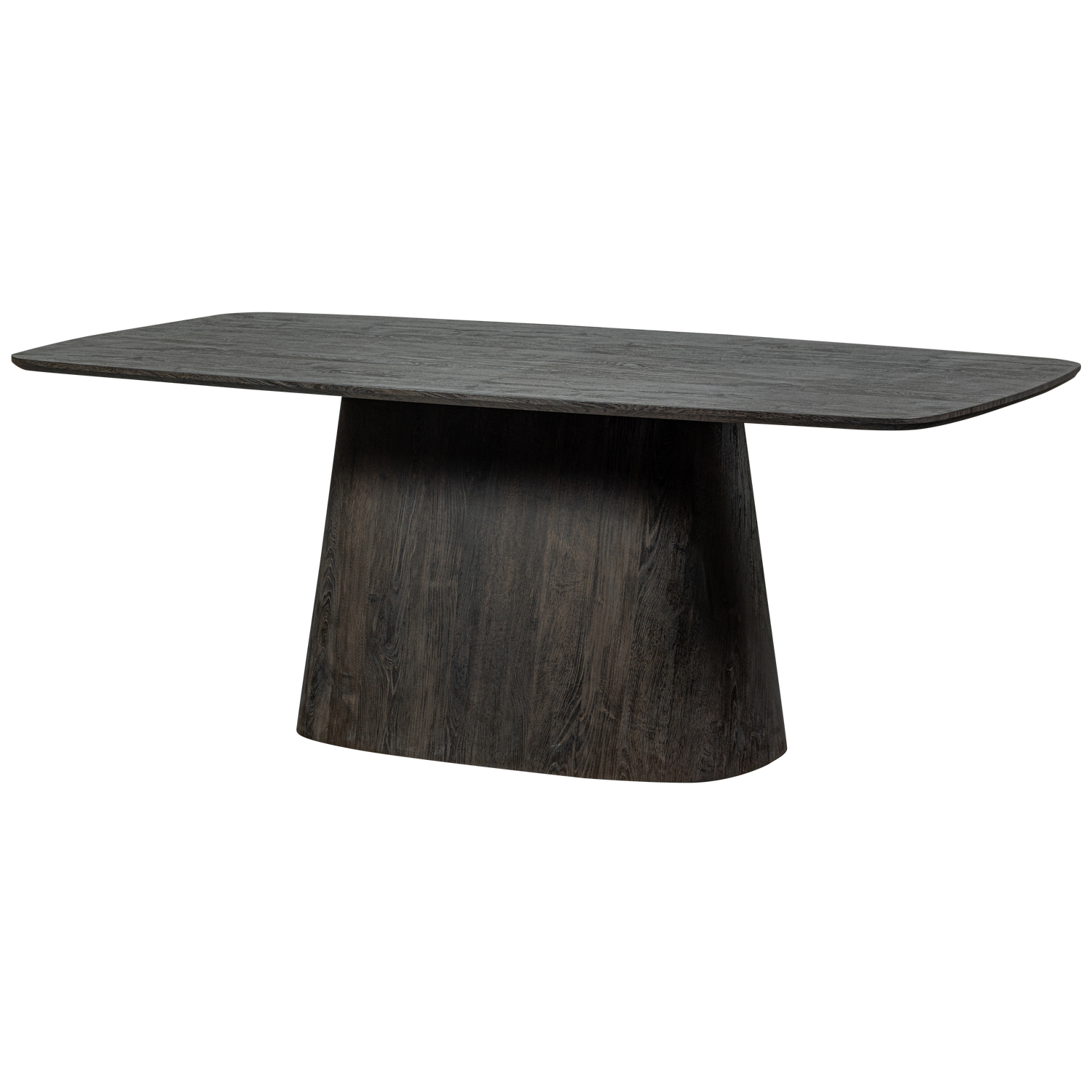 Woood | Eettafel Leah rechthoek 200cm donkerbruin