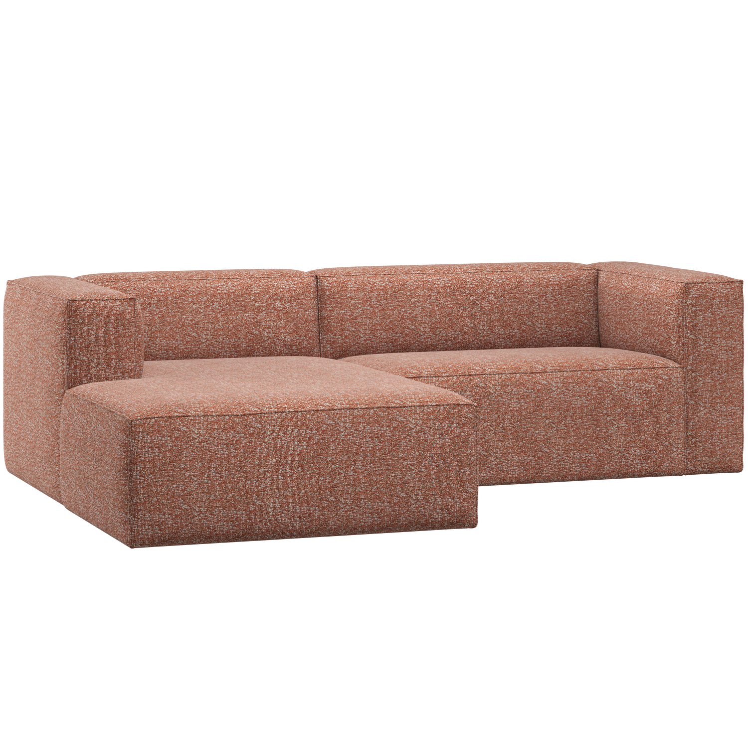 Woood | Chaise longue bank Bean links terra melange
