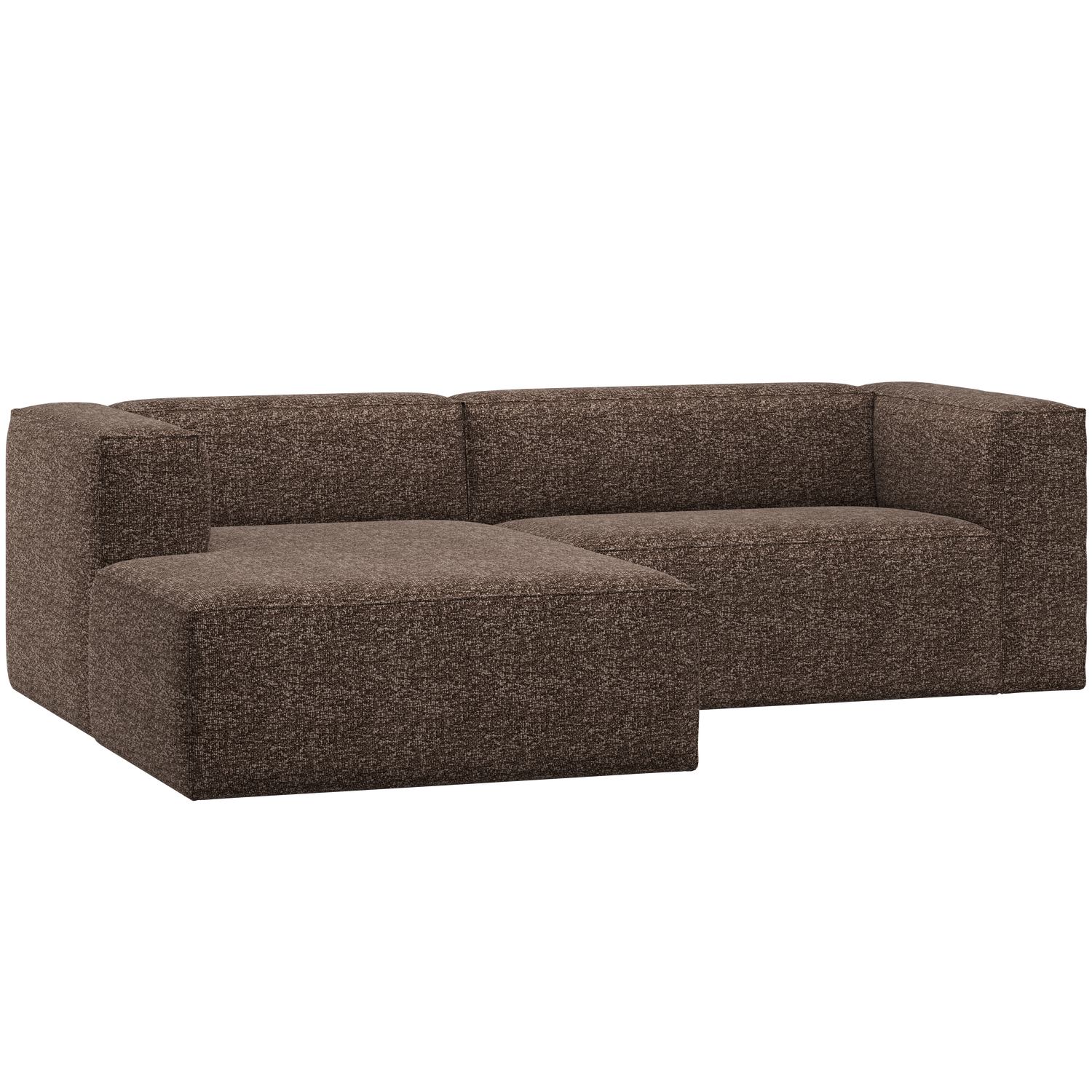 Woood | Chaise longue bank Bean links bruin melange