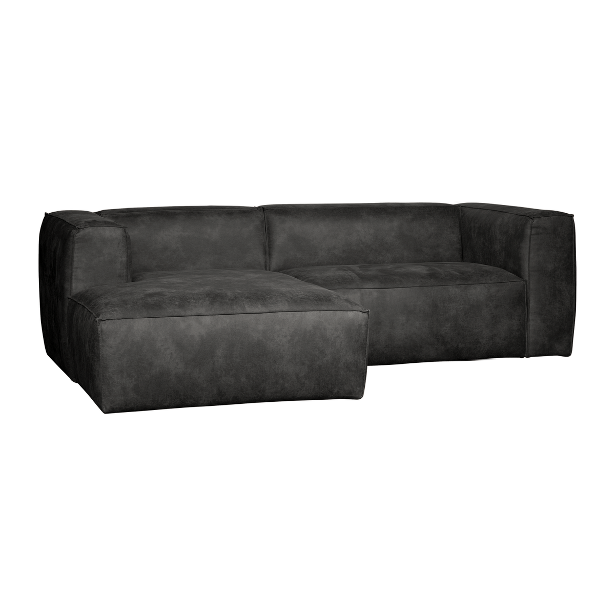 Woood | Chaise longue Bean links ecoleer zwart