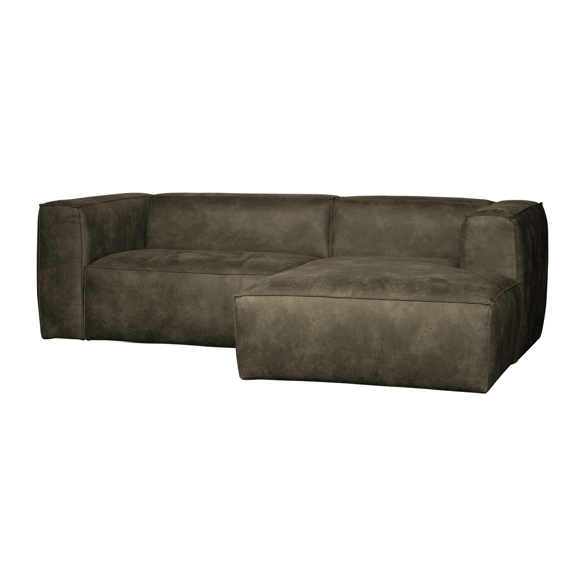 Woood | Chaise longue Bean rechts ecoleer army