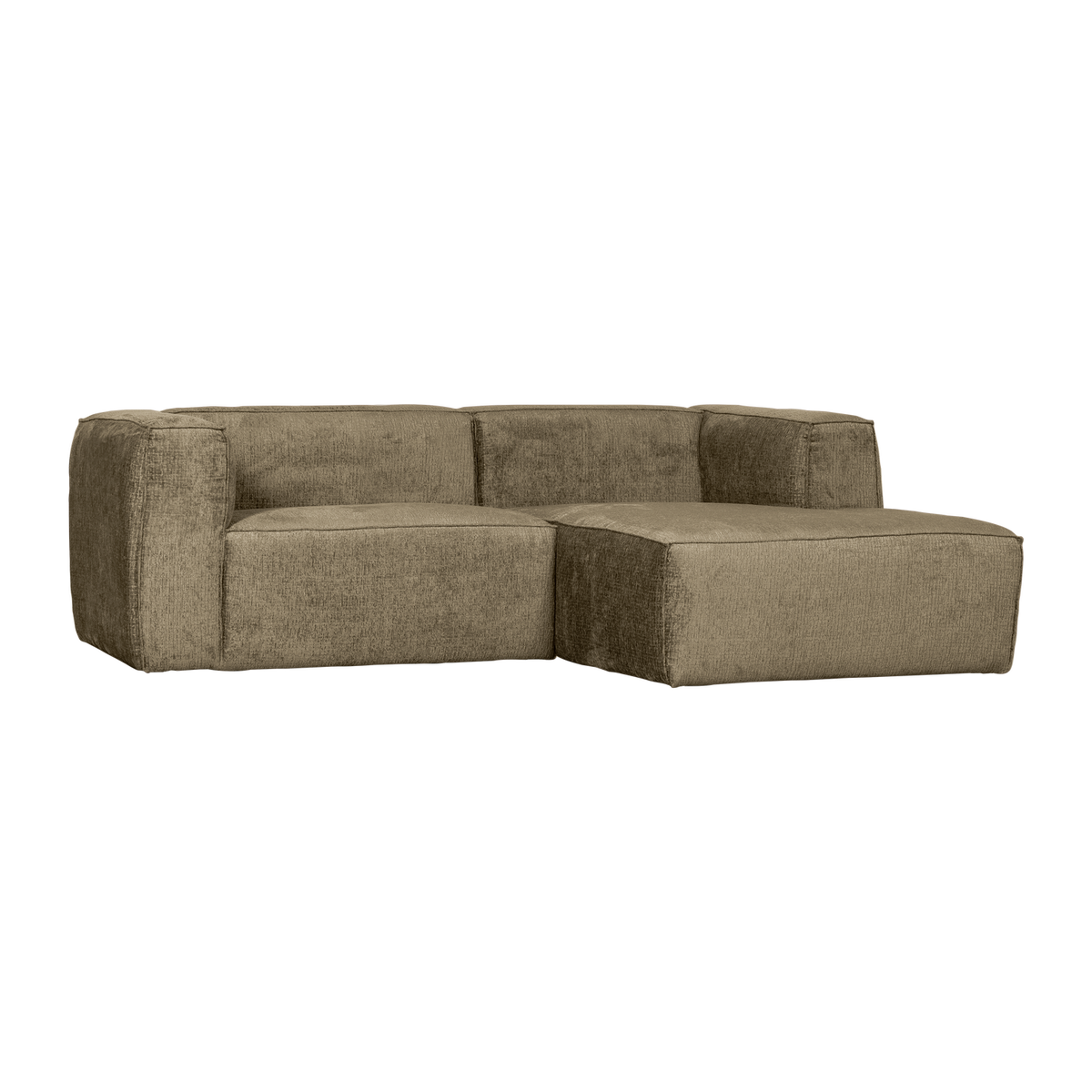 Woood | Chaise longue Bean rechts structure velvet spices