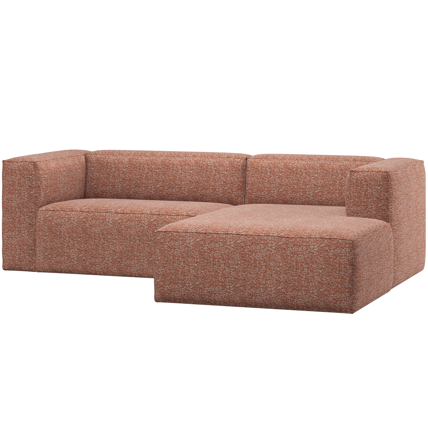 Woood | Chaise longue bean bank rechts terra melange