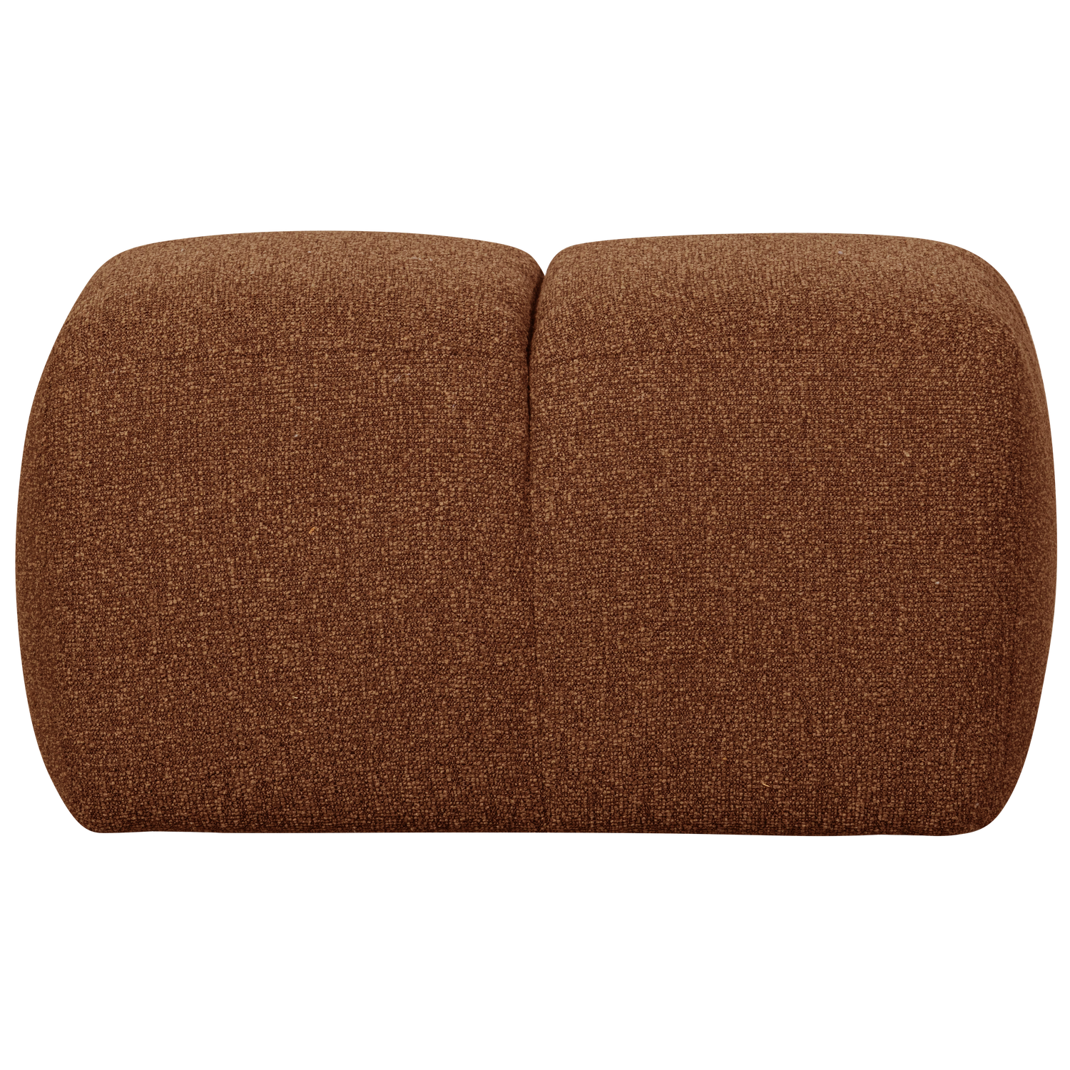 Woood | Poef Mojo boucle roestbruin melange