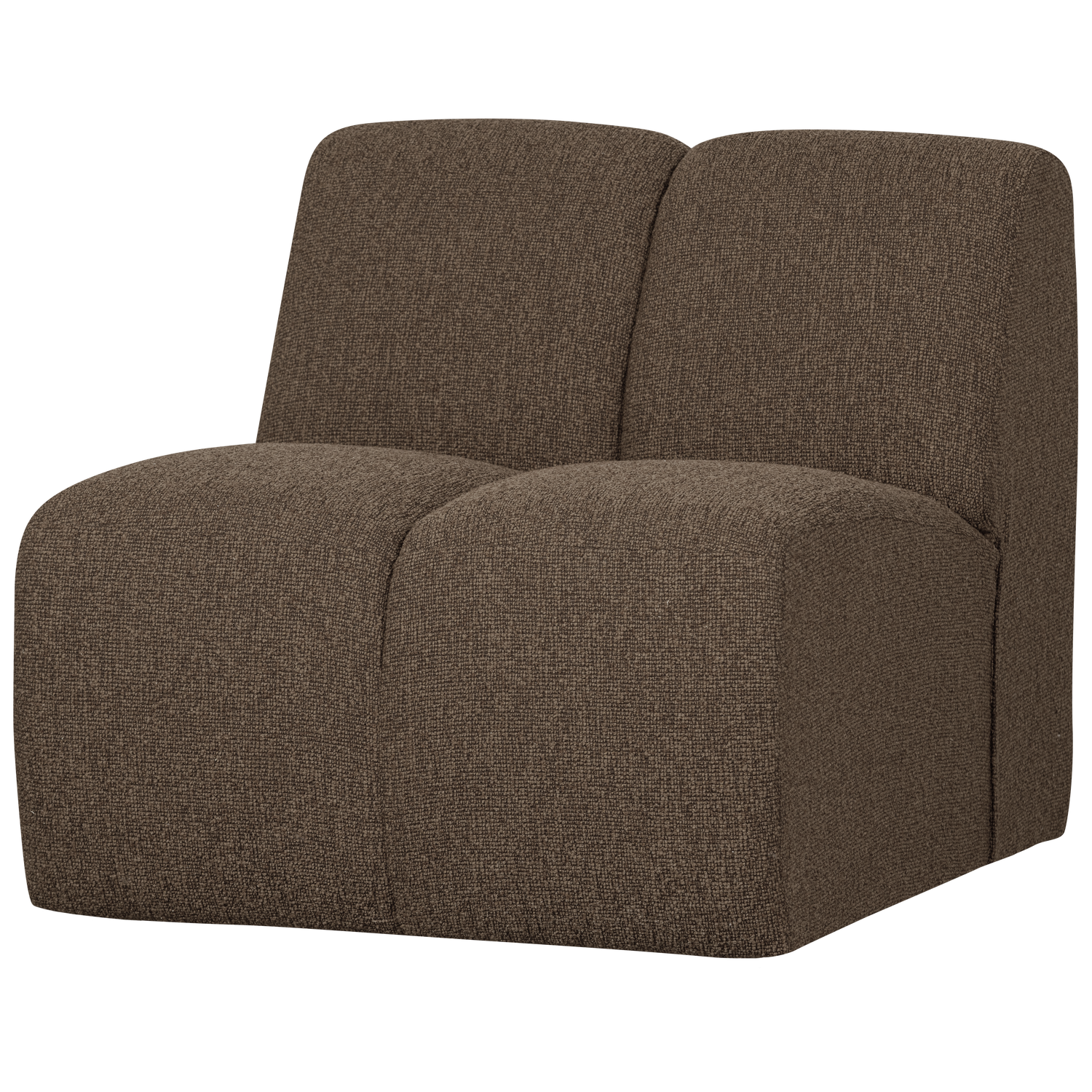 Woood | 1-Zits element Mojo boucle bruin melange