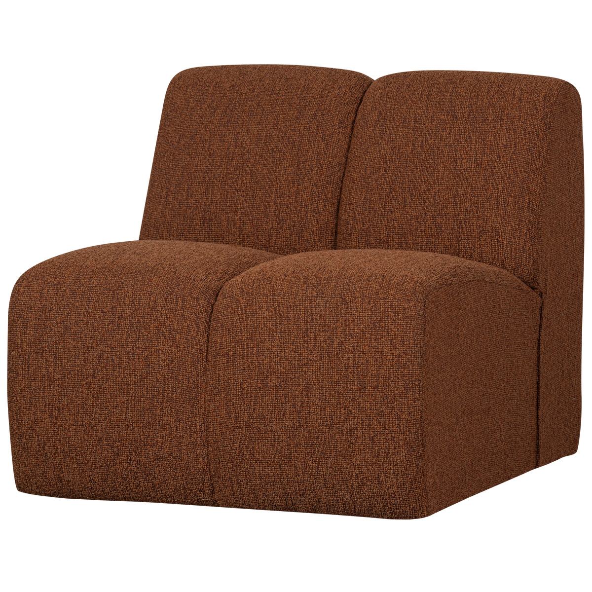 Woood | 1-Zits element Mojo boucle roestbruin melange