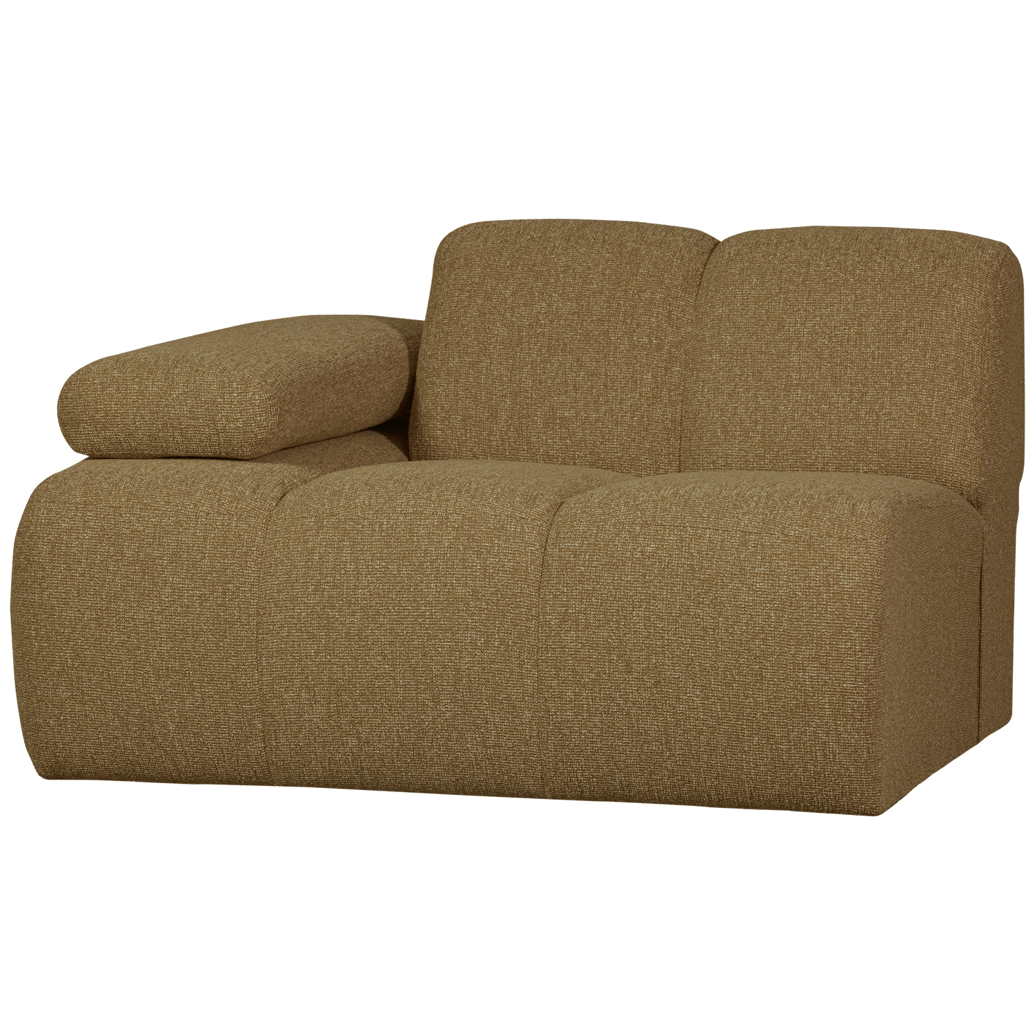 Woood | 1-Zits element Mojo arm links boucle geel/bruin melange