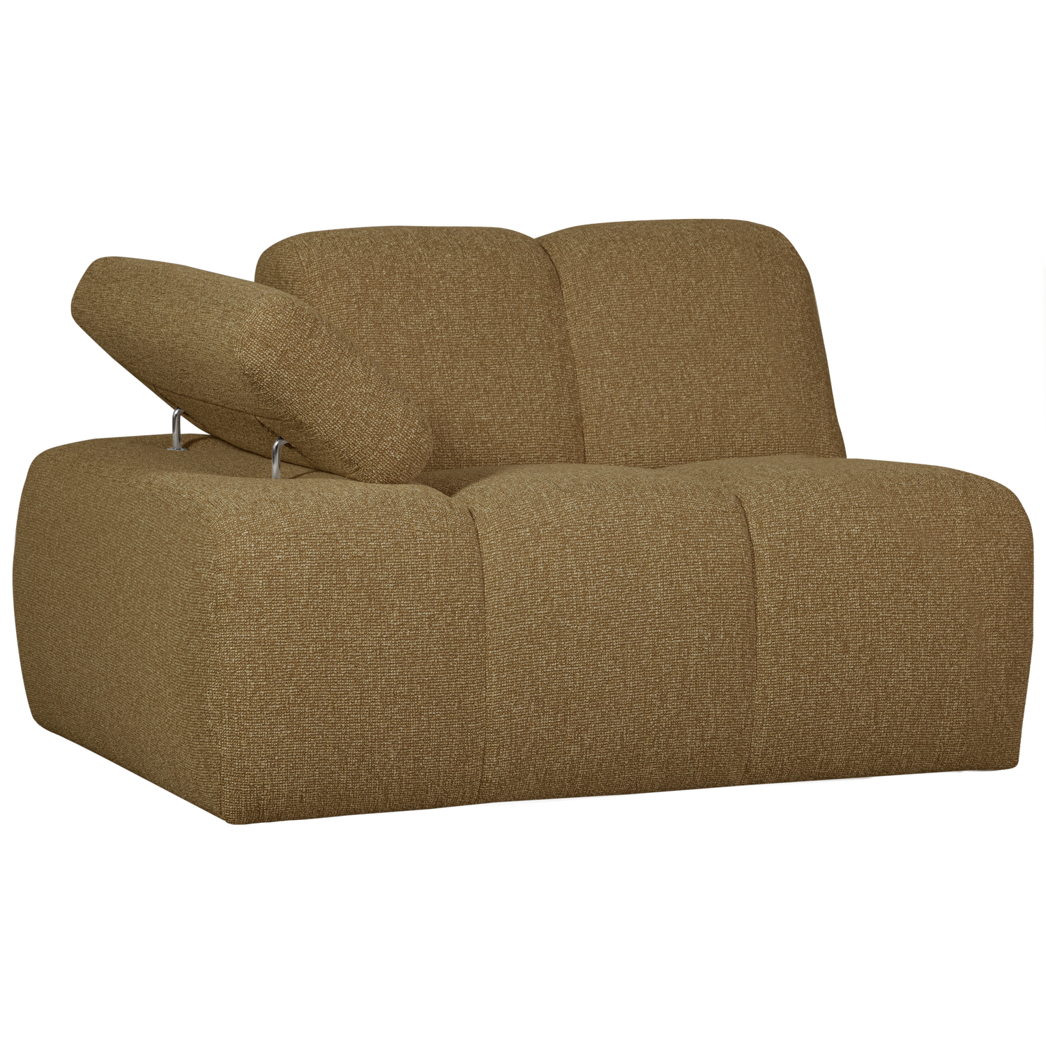 Woood | 1-Zits element Mojo arm links boucle geel/bruin melange