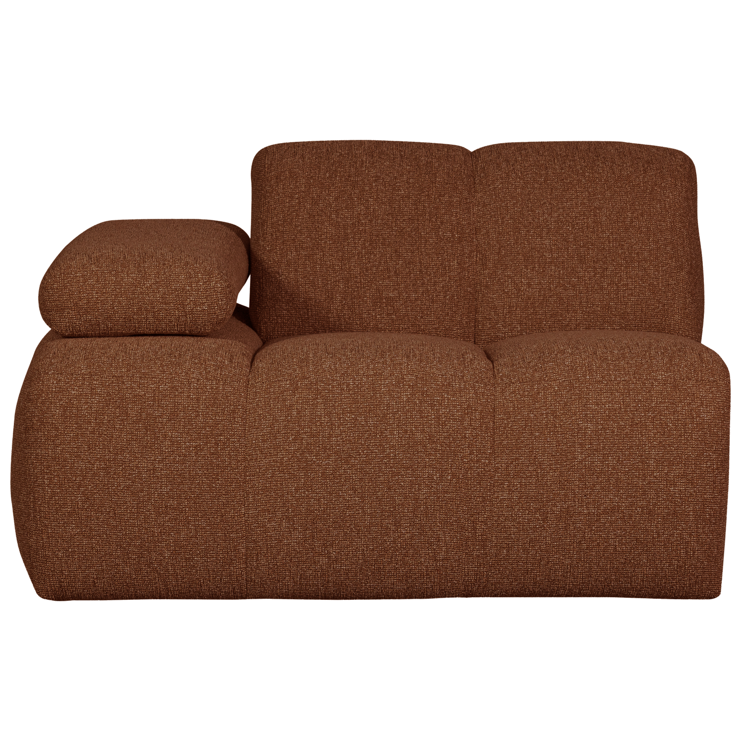 Woood | 1-Zits element Mojo arm links boucle roestbruin melange