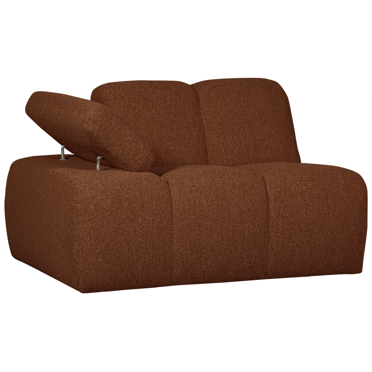 Woood | 1-Zits element Mojo arm links boucle roestbruin melange