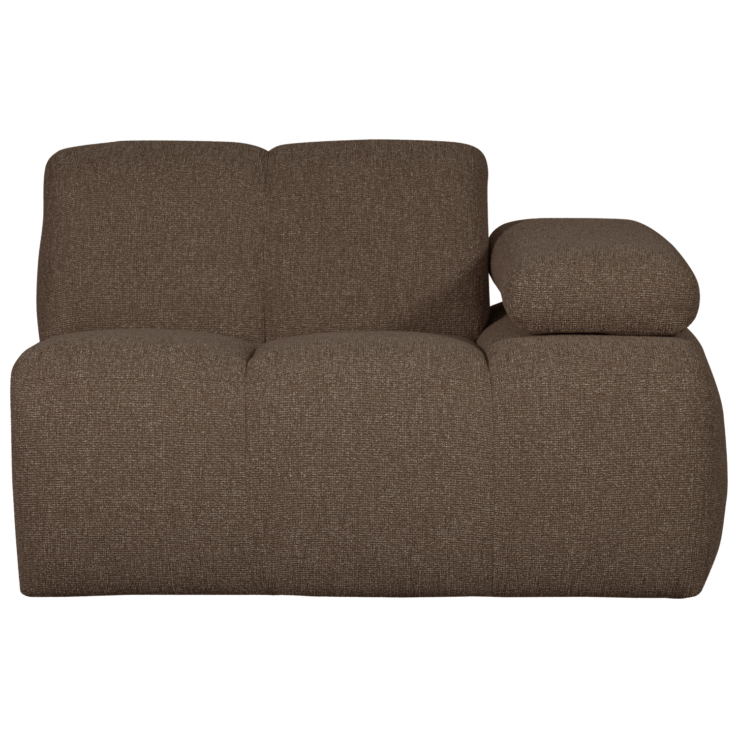 Woood | 1-Zits element Mojo arm rechts boucle bruin melange