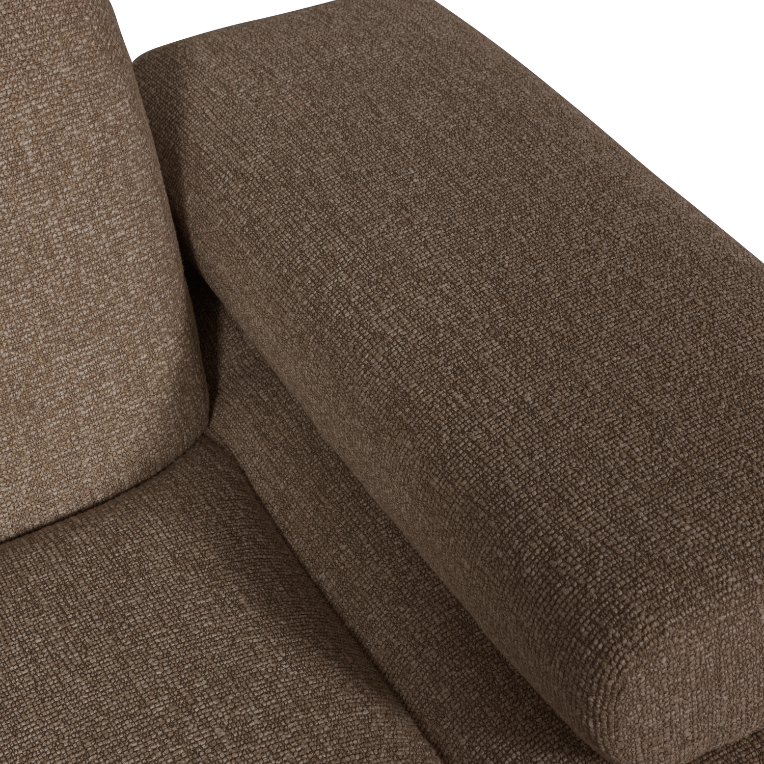 Woood | 1-Zits element Mojo arm rechts boucle bruin melange