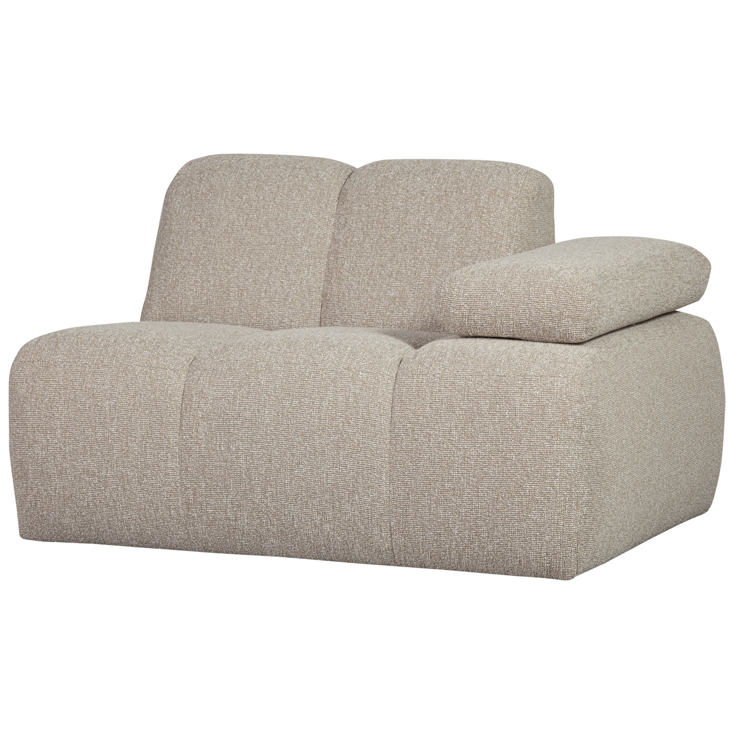 Woood | 1-Zits element Mojo arm rechts boucle beige melange