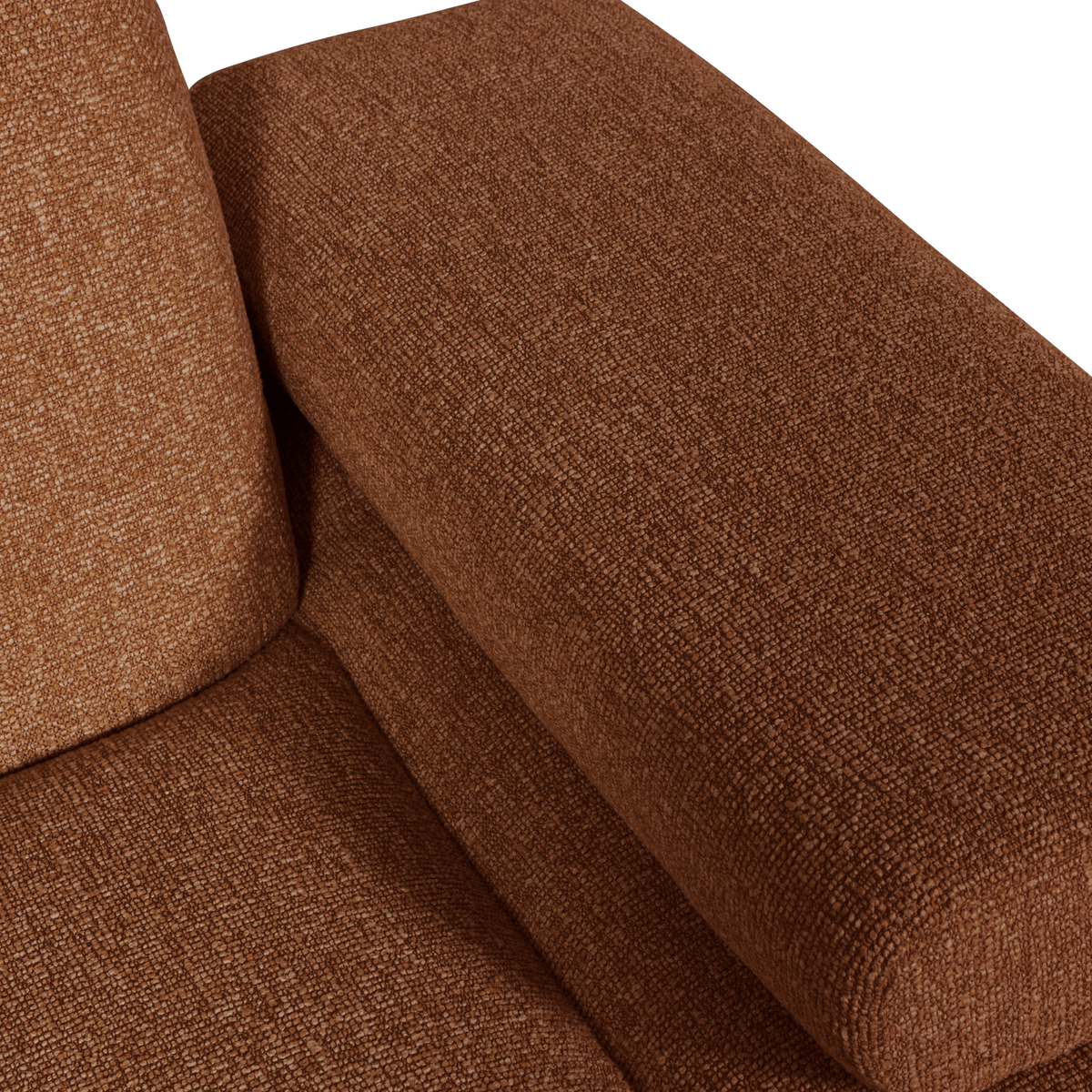 Woood | 1-Zits element Mojo arm rechts boucle roestbruin melange