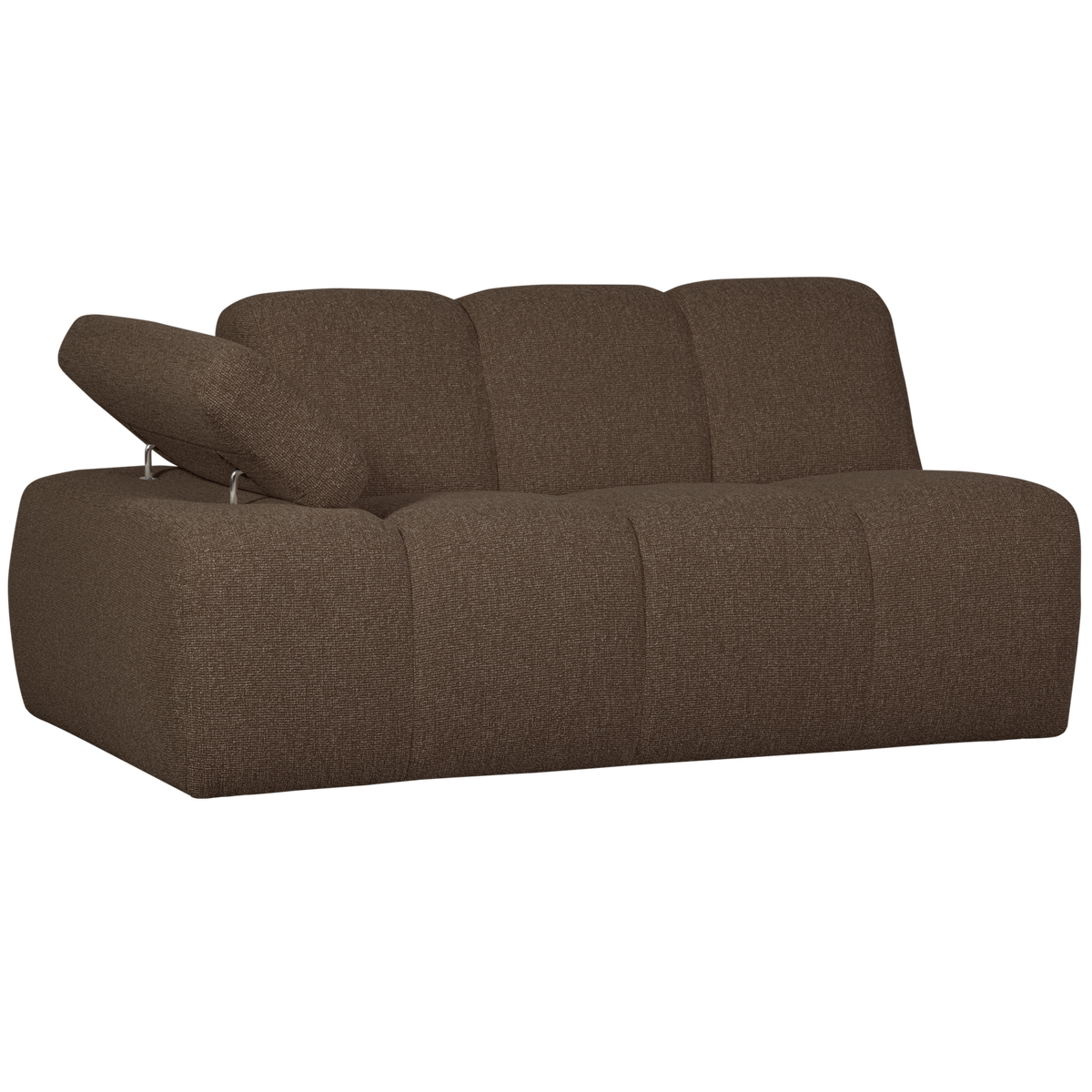 Woood | 1,5-Zits element Mojo arm links boucle bruin melange