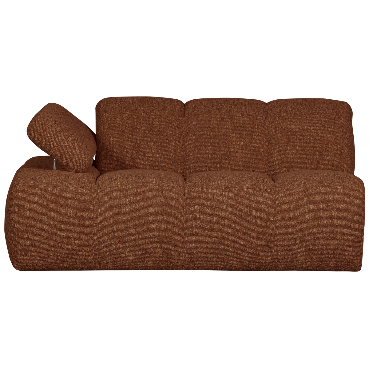 Woood | 1,5-Zits element Mojo arm links boucle roestbruin melange