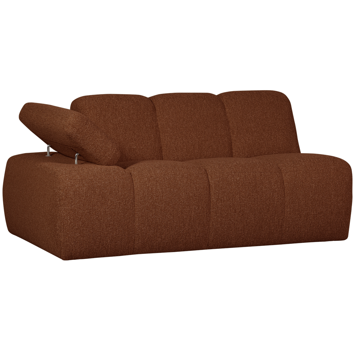 Woood | 1,5-Zits element Mojo arm links boucle roestbruin melange