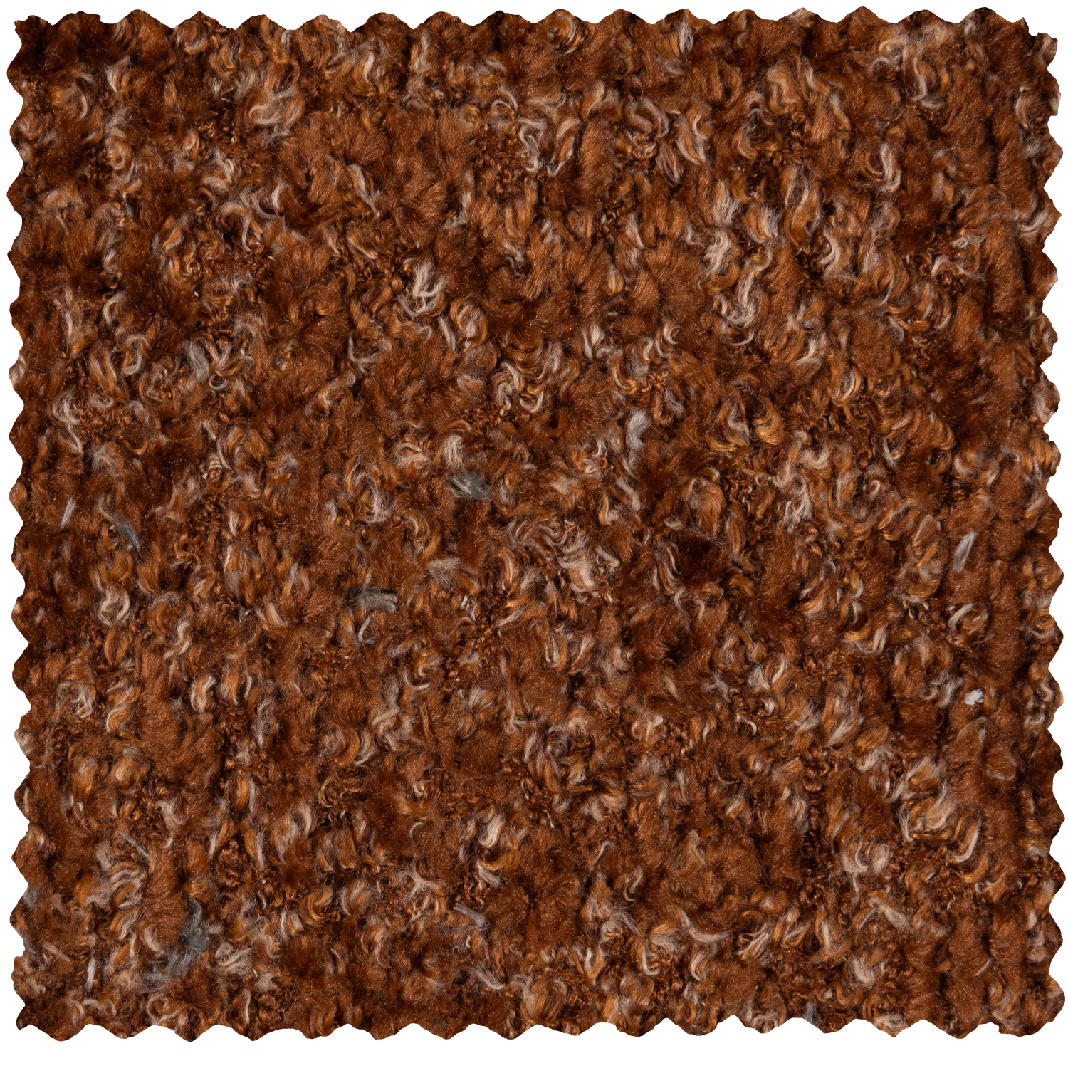 Woood | Chaise longue Mojo element rechts wollig roestbruin