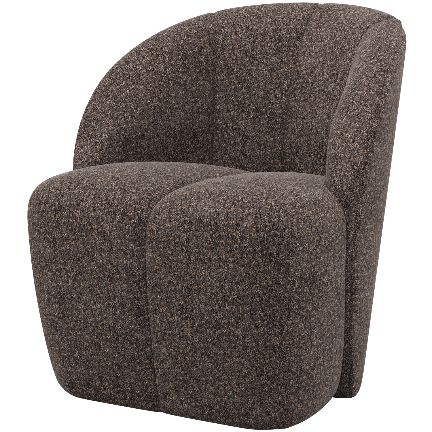 Woood | Draaifauteuil Mojo wollig bruin