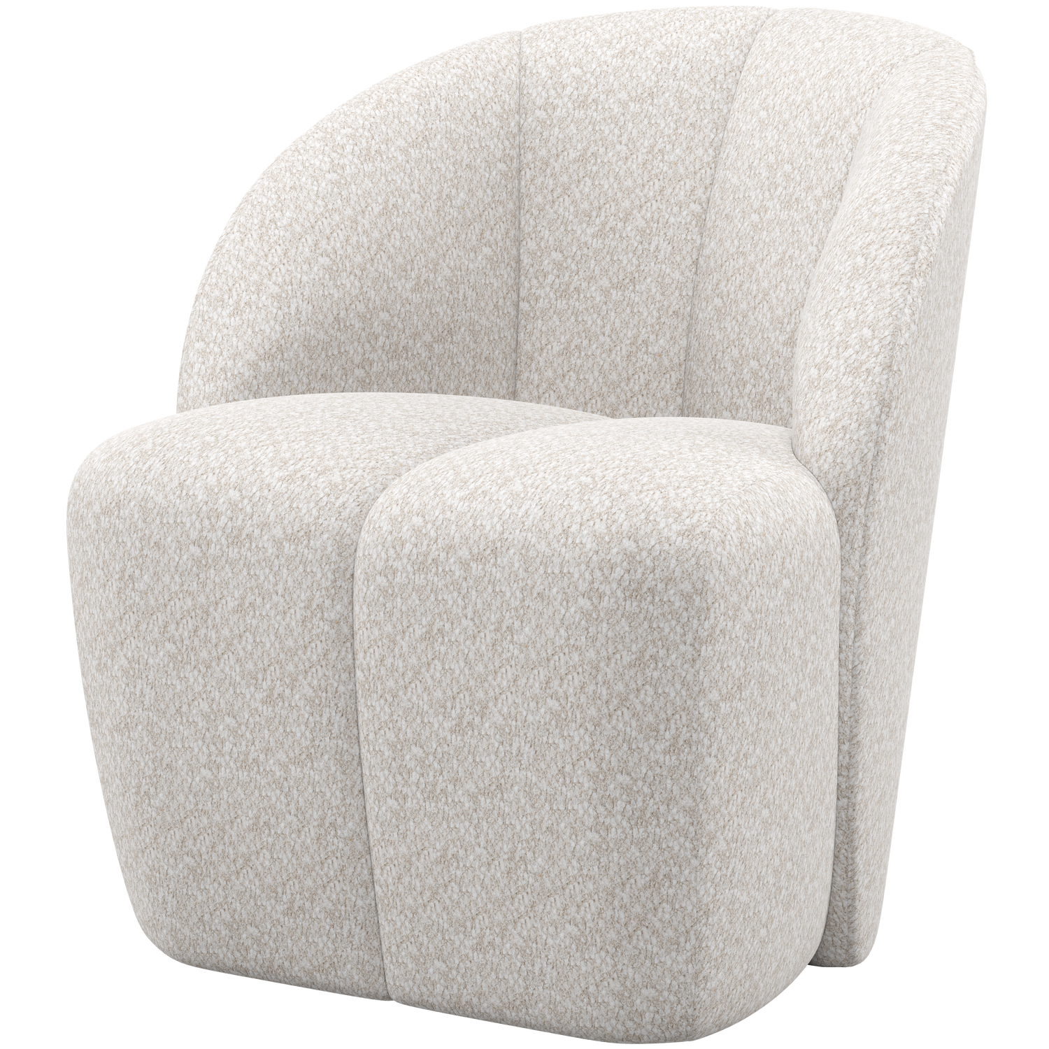Woood | Draaifauteuil Mojo wollig ecru