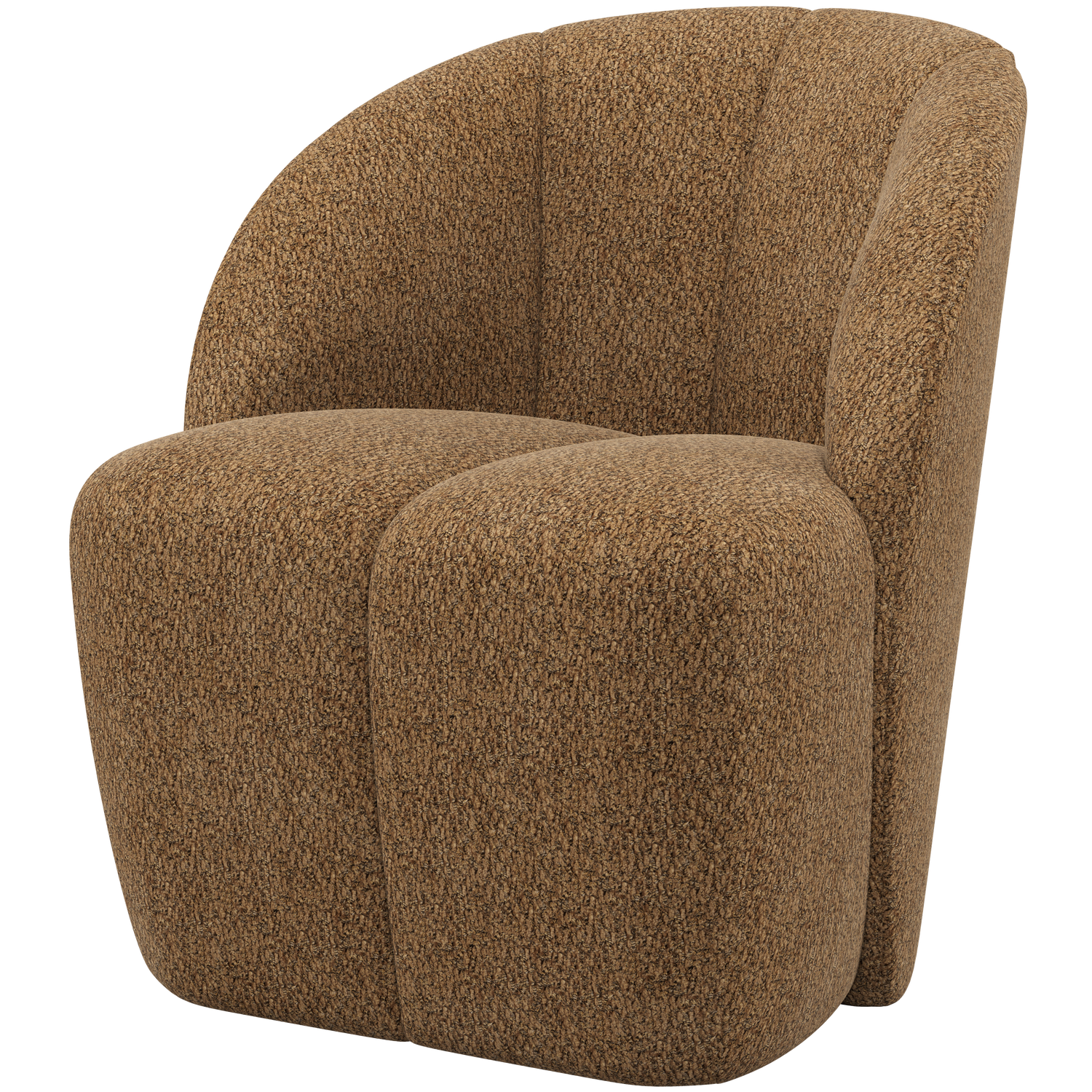 Woood | Draaifauteuil Mojo wollig honinggeel