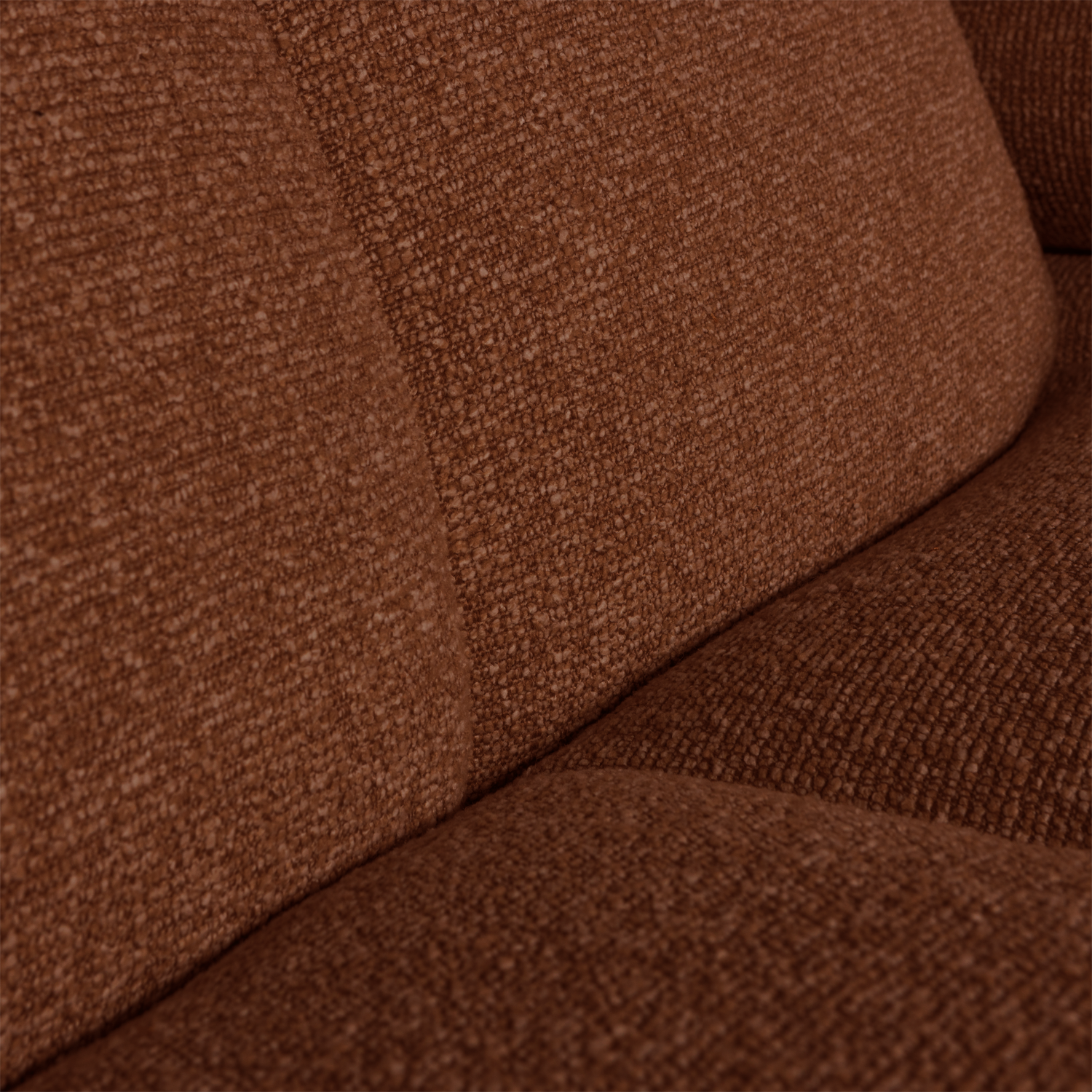 Woood | Chaise longue Mojo links boucle roestbruin melange