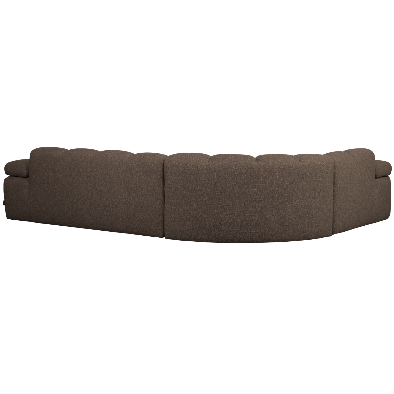 Woood | Hoekbank Mojo links boucle bruin melange