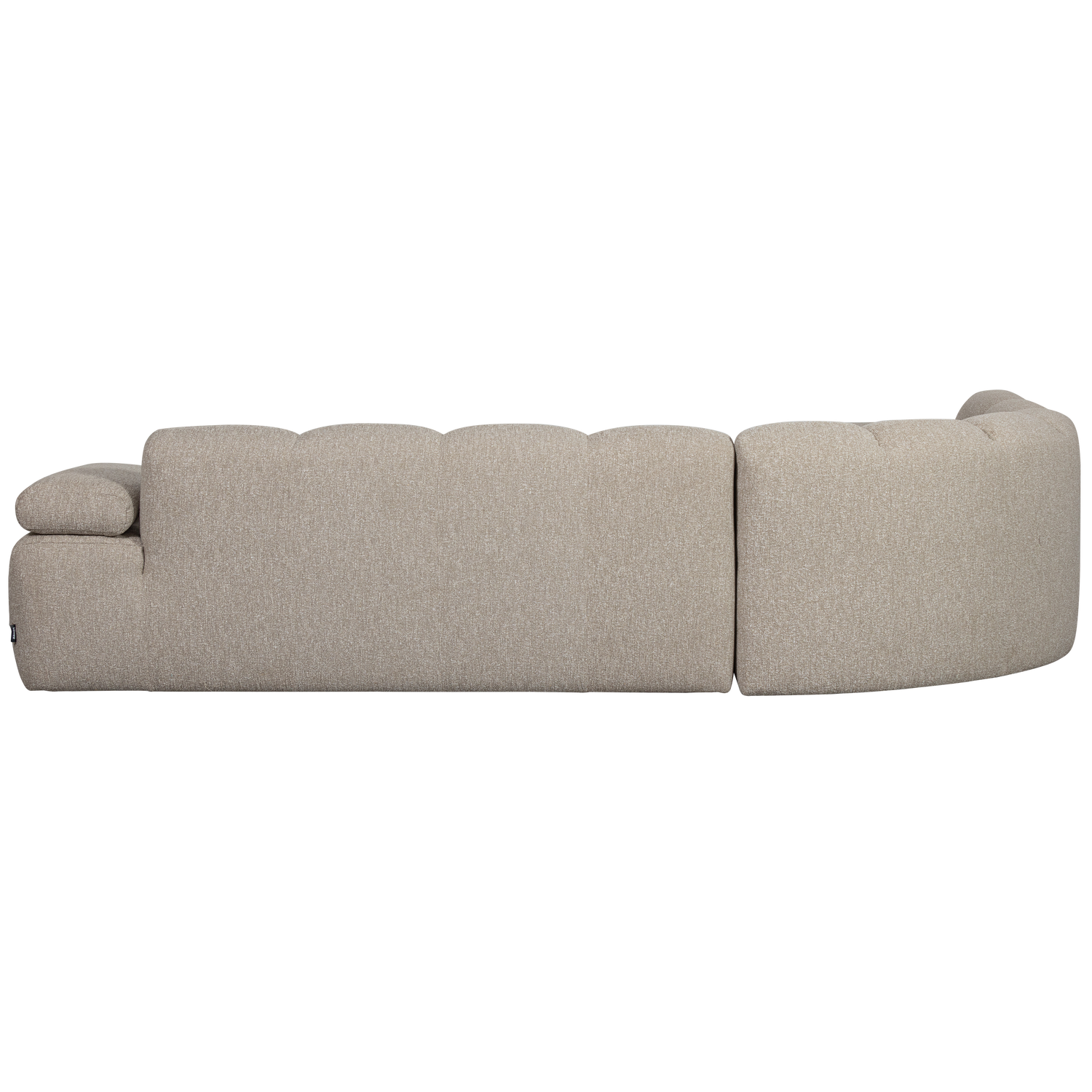 Woood | Hoekbank Mojo links boucle beige melange