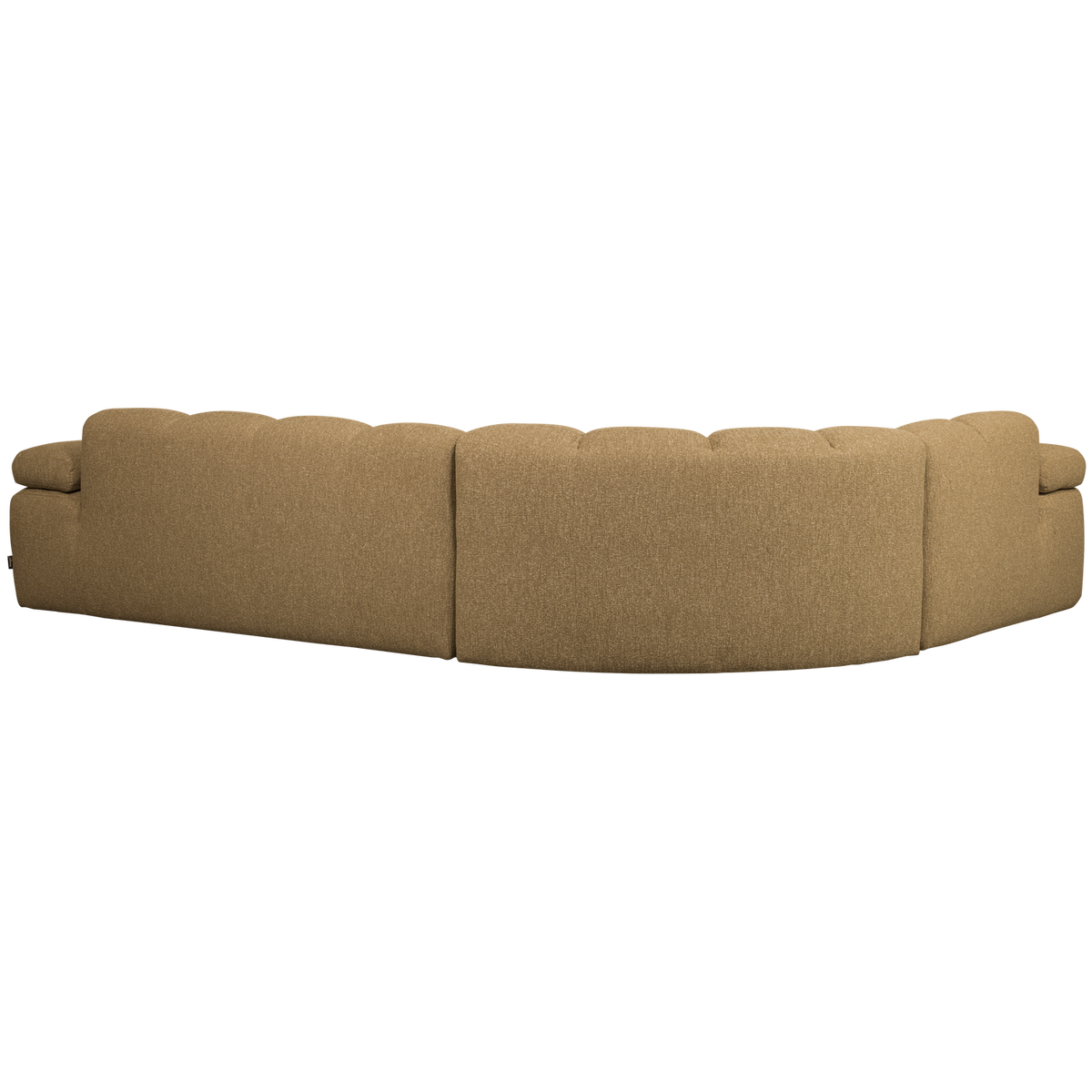 Woood | Hoekbank Mojo links boucle geel/bruin melange