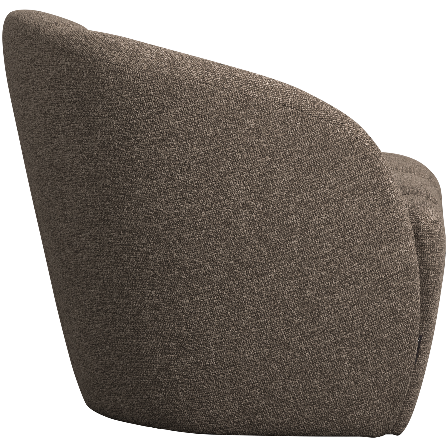 Woood | 2-Zits bankje Mojo links boucle bruin melange