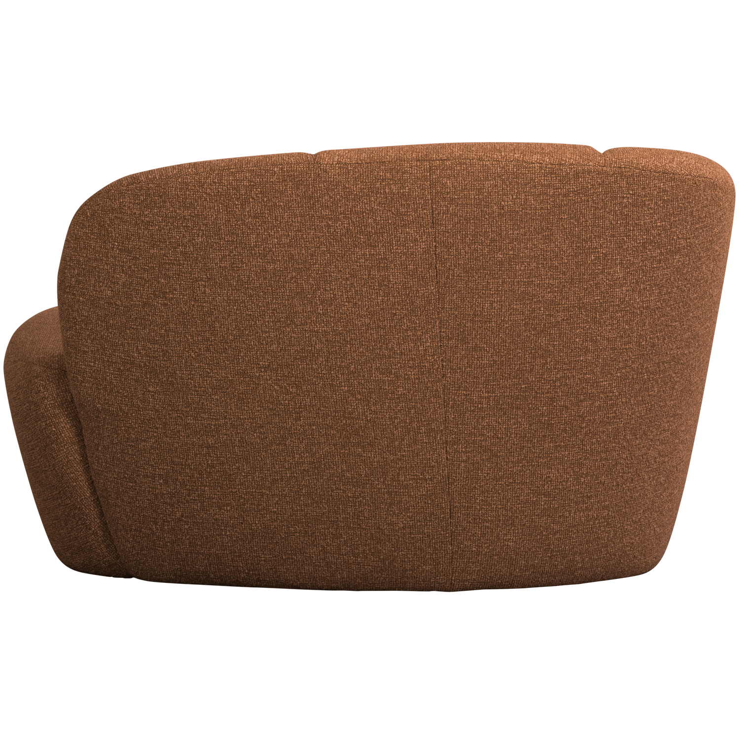 Woood | 2-Zits bankje Mojo links boucle roestbruin melange