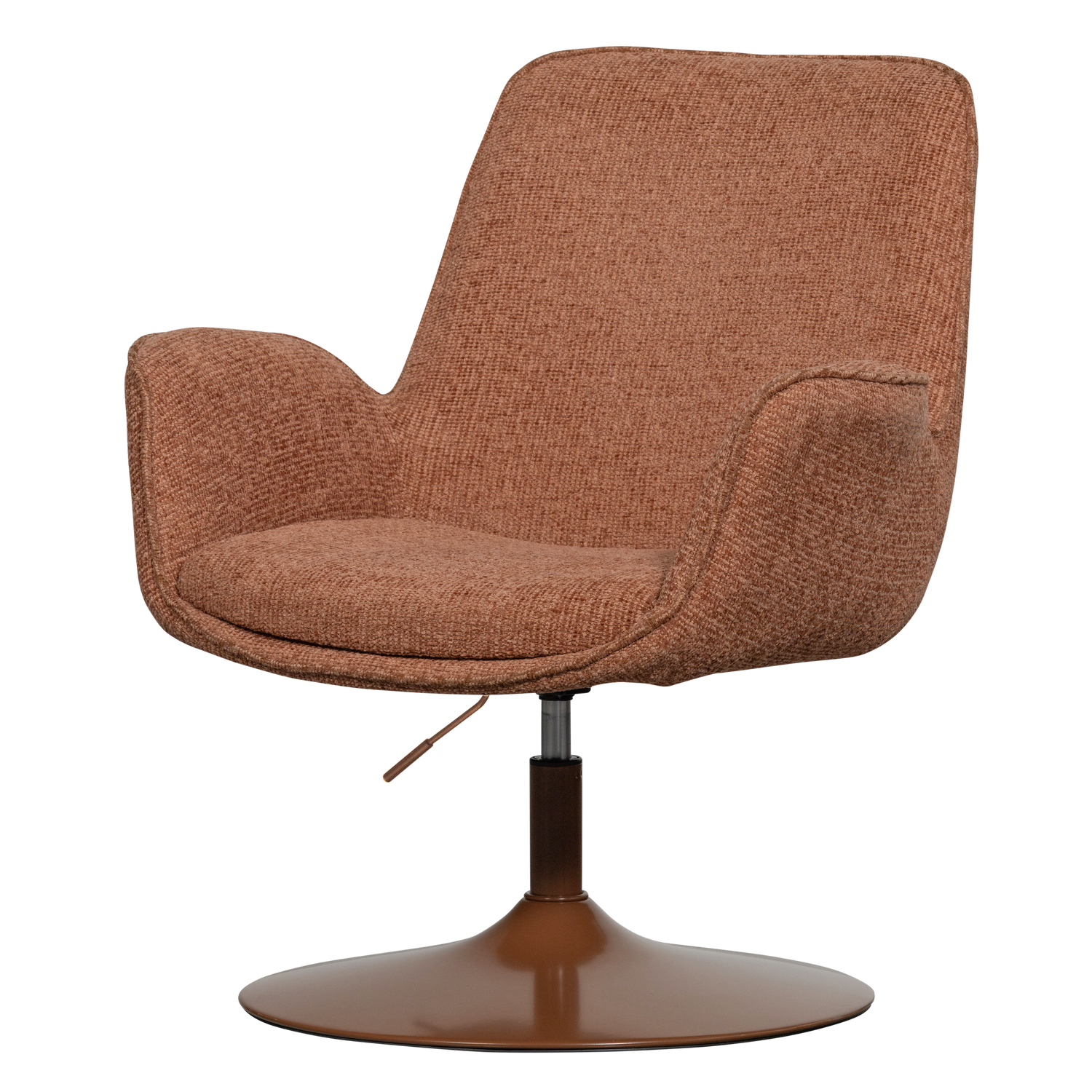 Woood | Fauteuil Marten in hoogte verstelbaar oranje