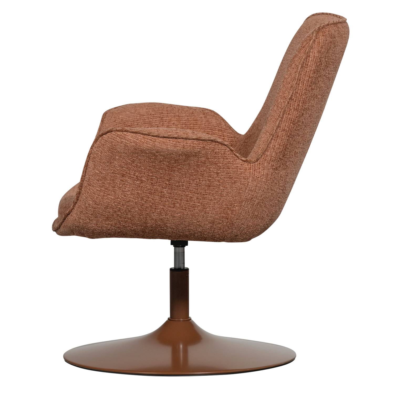 Woood | Fauteuil Marten in hoogte verstelbaar oranje