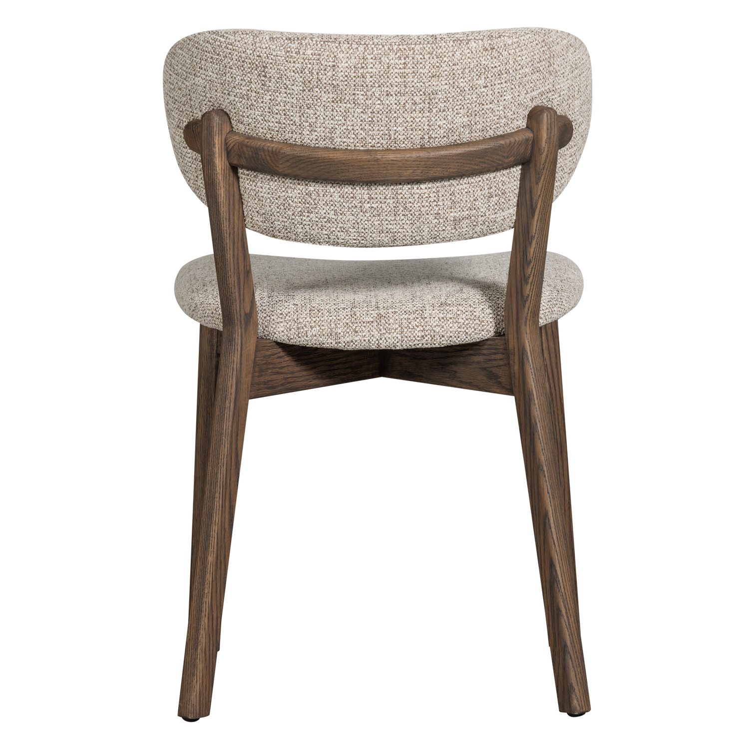 Woood | Eetkamerstoel Udar naturel met houten frame bruin