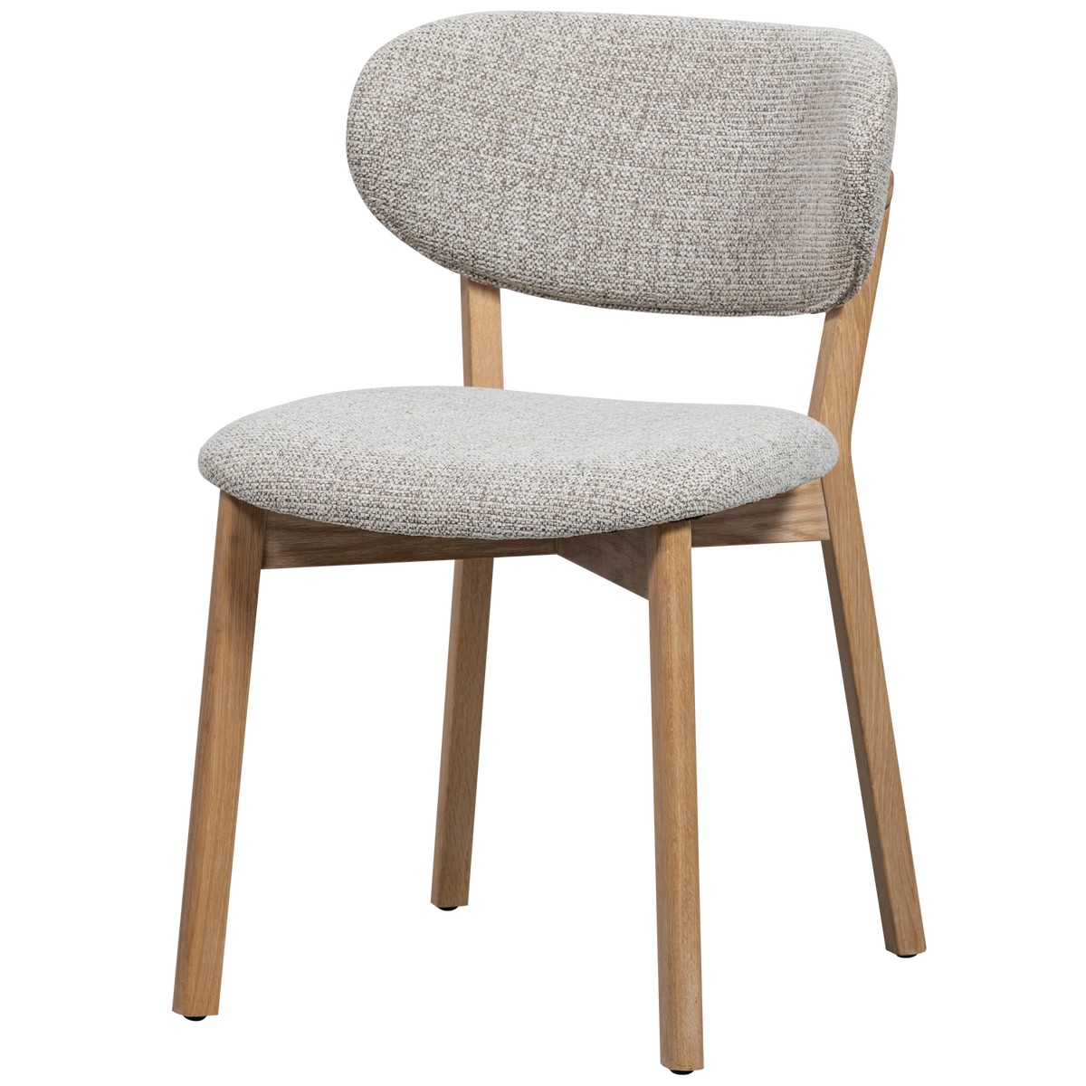 Woood | Eetkamerstoel Udar naturel met houten frame naturel