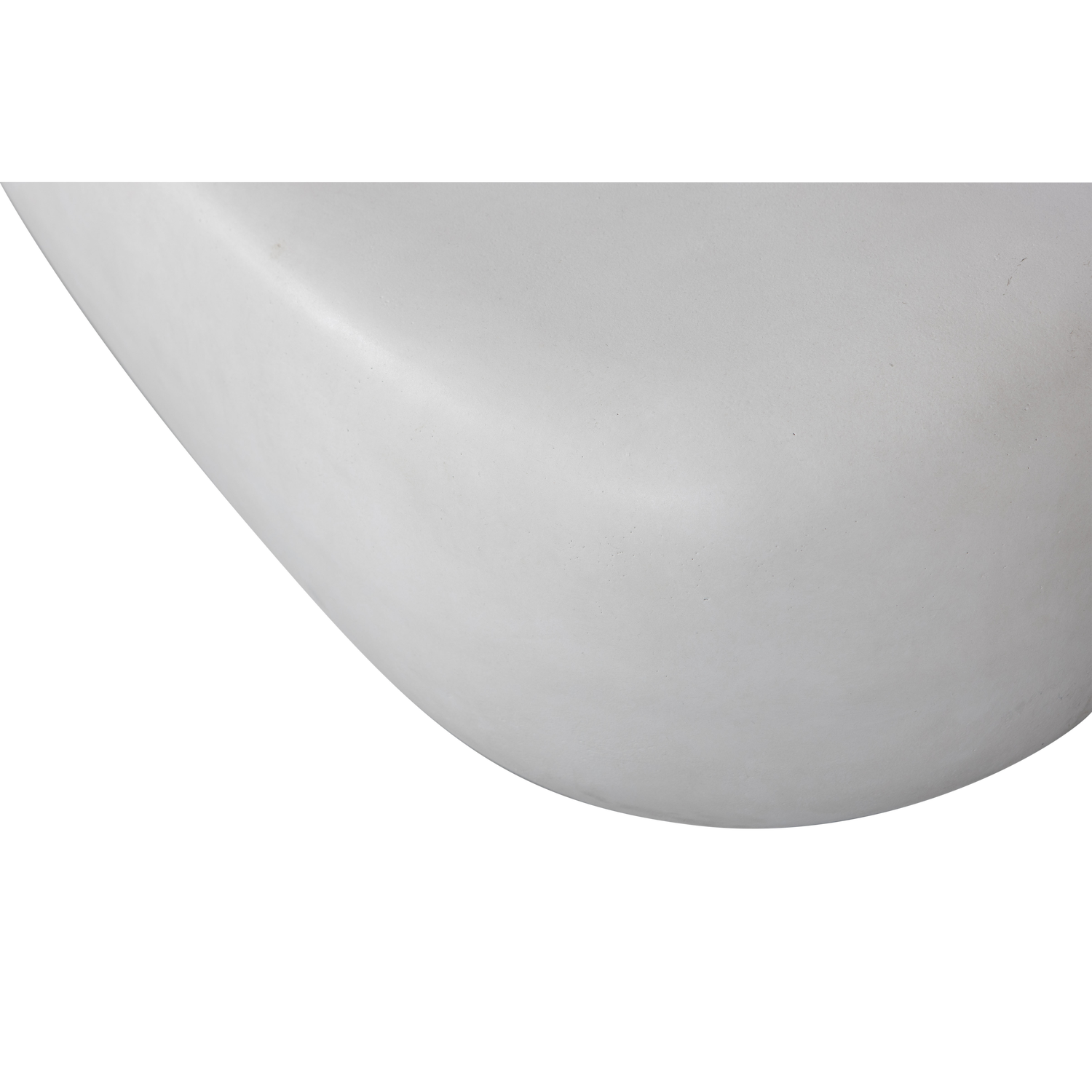 Woood | Salontafel Pebble 100cm betonlook wit
