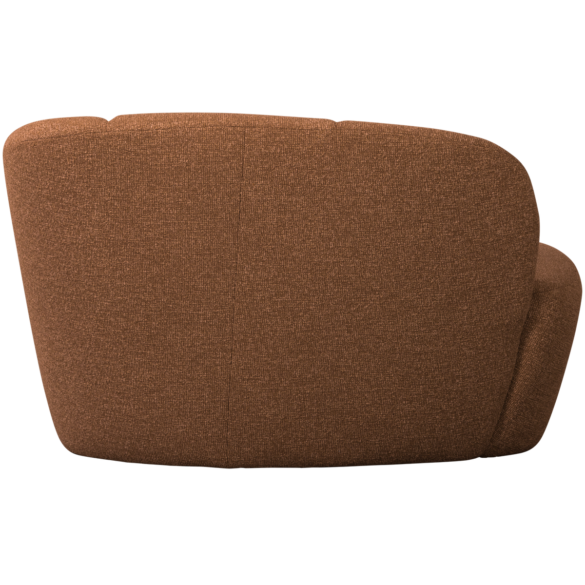 Woood | 2-Zits bankje Mojo rechts boucle roestbruin melange