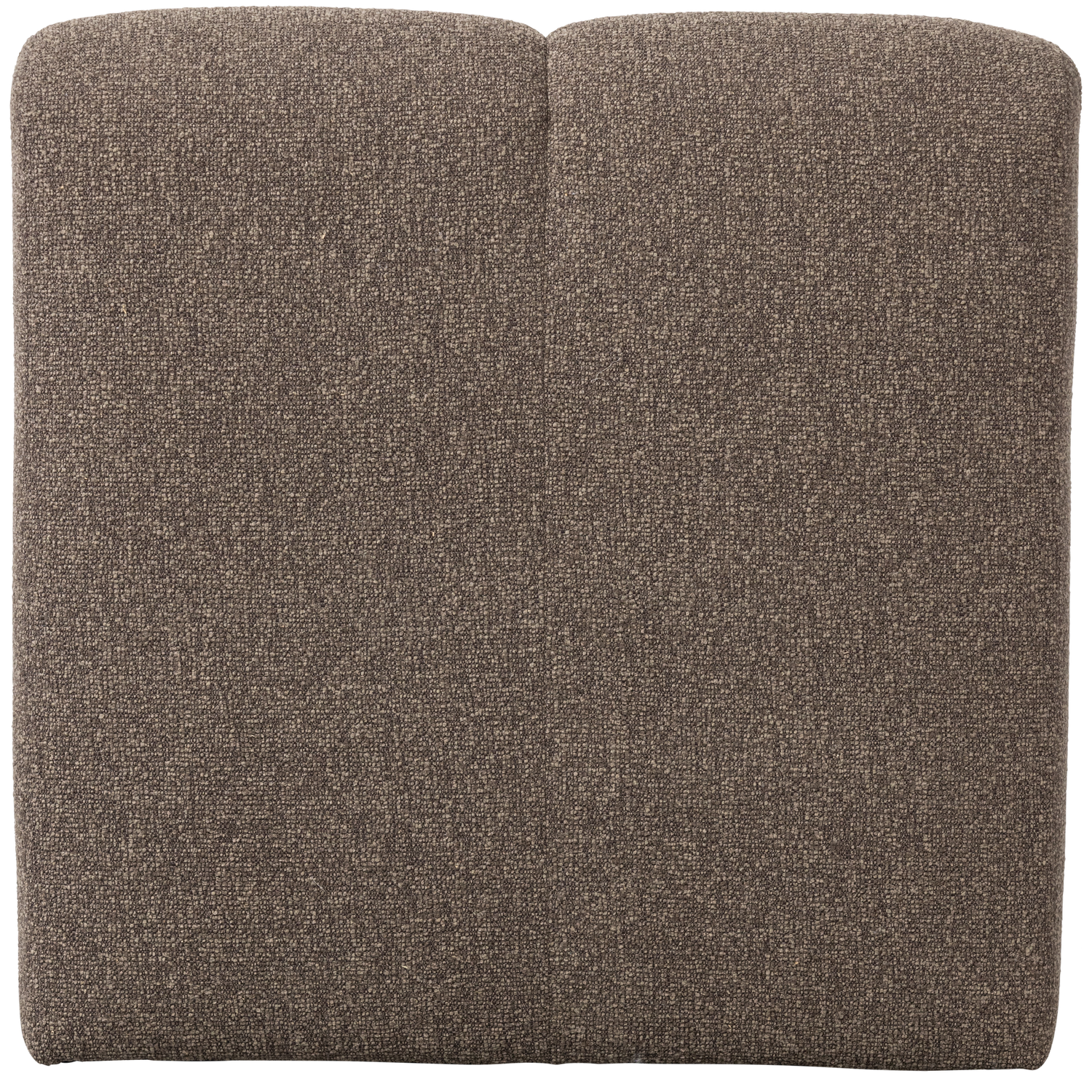 Woood | Eetbank Mojo 84cm met rugleuning boucle bruin melange