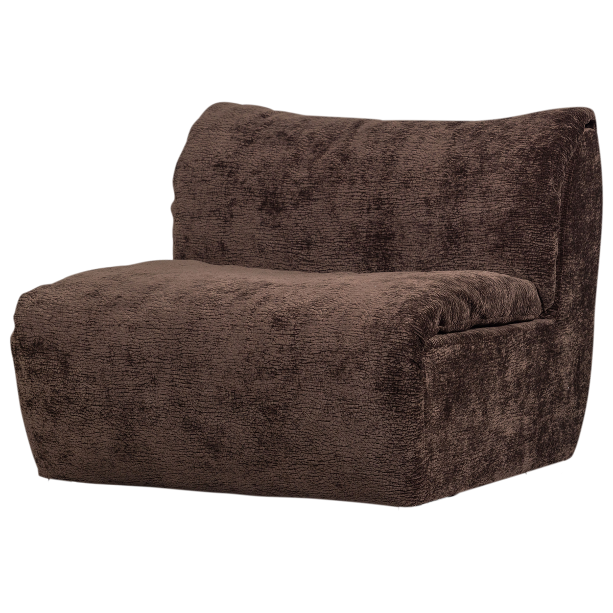 Woood | 1-Zits element Baggy 3D chenille donkerbruin