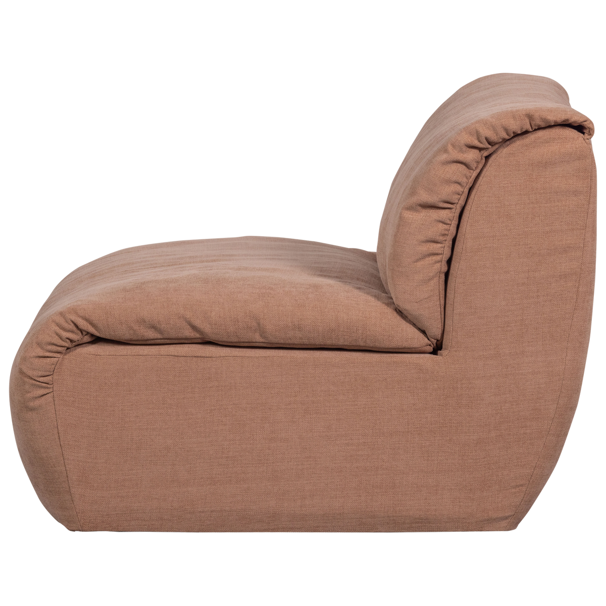 Woood | 1-Zits element Baggy geweven chenille oudroze