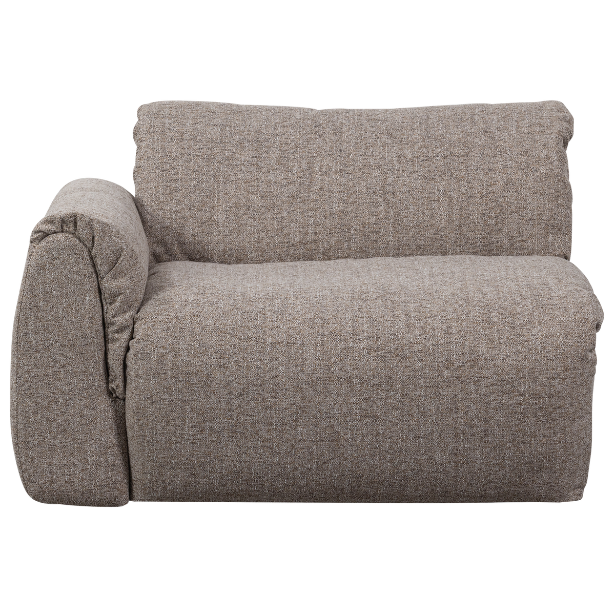 Woood | 1-Zits element Baggy met arm links bruin melange