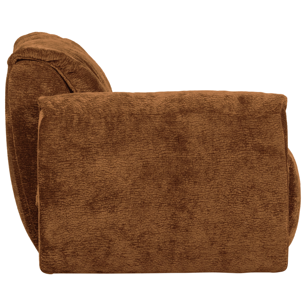 Woood | 1-Zits element Baggy met arm links 3D chenille middenbruin