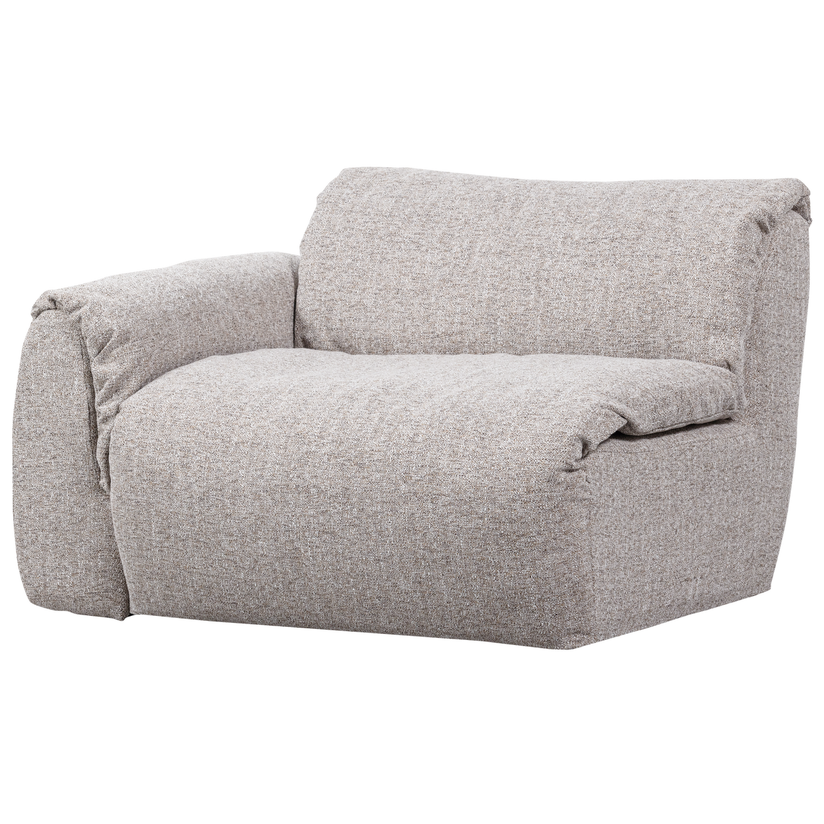 Woood | 1-Zits element Baggy met arm links naturel melange