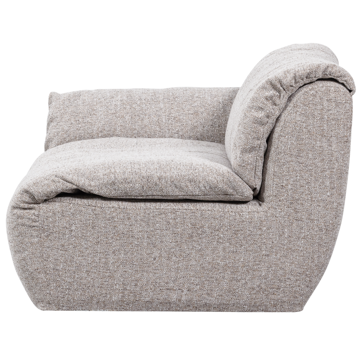 Woood | 1-Zits element Baggy met arm links naturel melange