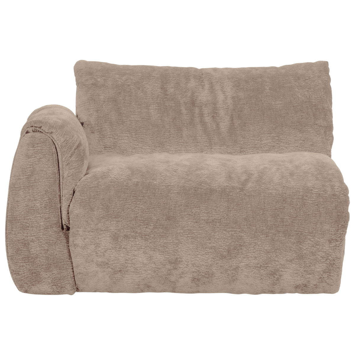 Woood | 1-Zits element Baggy met arm links 3D chenille zand