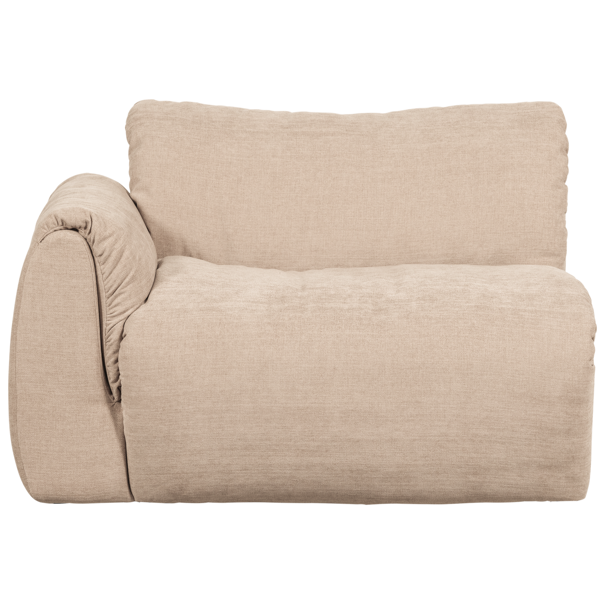 Woood | 1-Zits element Baggy met arm links chenille zand