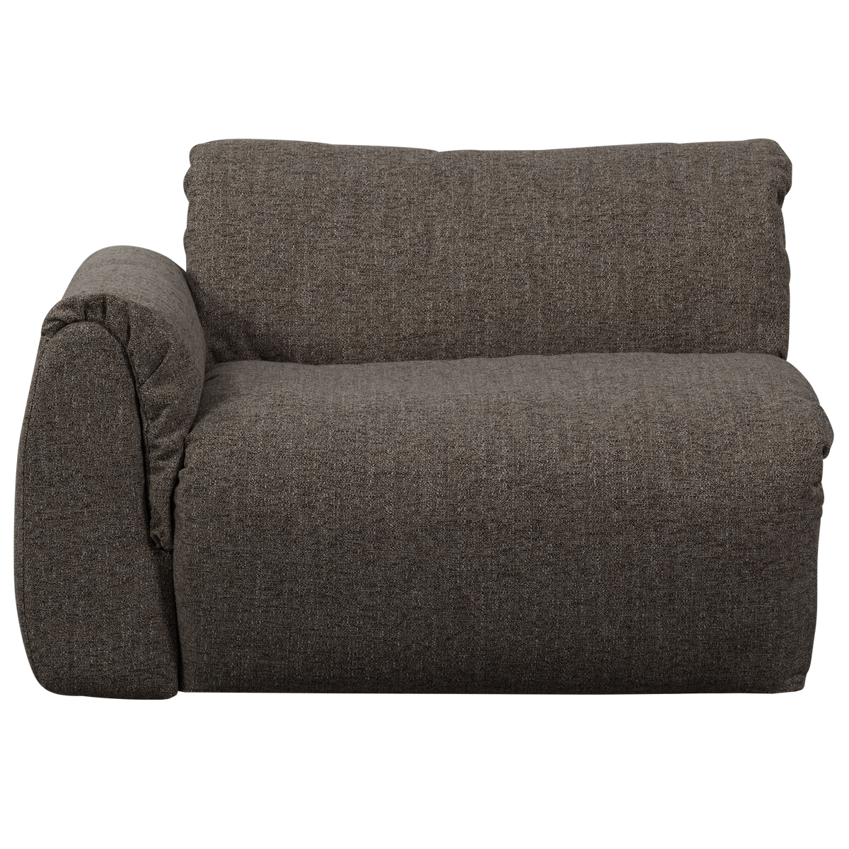 Woood | 1-Zits element Baggy met arm links warmgrijs melange