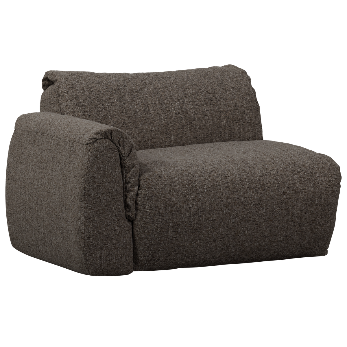 Woood | 1-Zits element Baggy met arm links warmgrijs melange