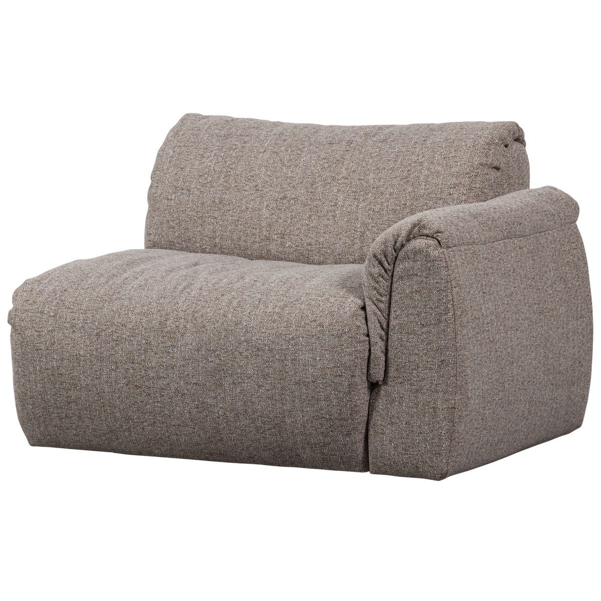 Woood | 1-Zits element Baggy met arm rechts bruin melange